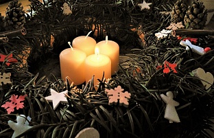 Adventní věnec: Last minute DIY
